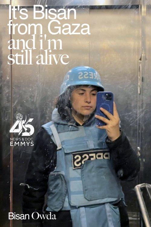It's Bisan from Gaza and I'm Still Alive 2023 official movie poster