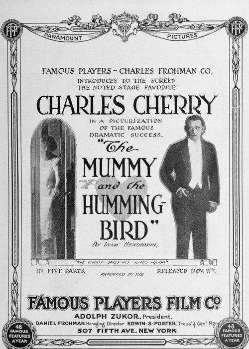 The Mummy and the Humming-Bird 1915 official movie poster