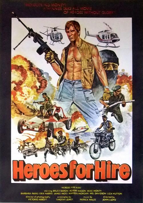 Heroes for Hire 1984 official movie poster