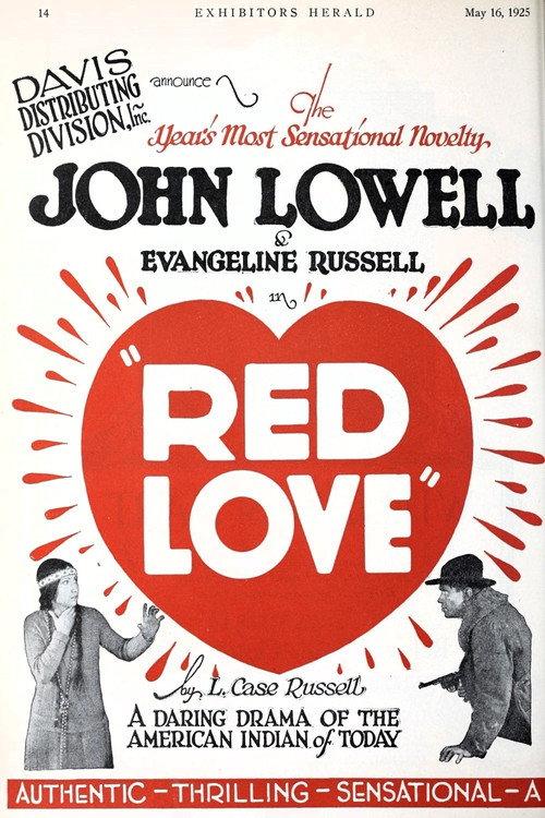 Red Love 1925 official movie poster