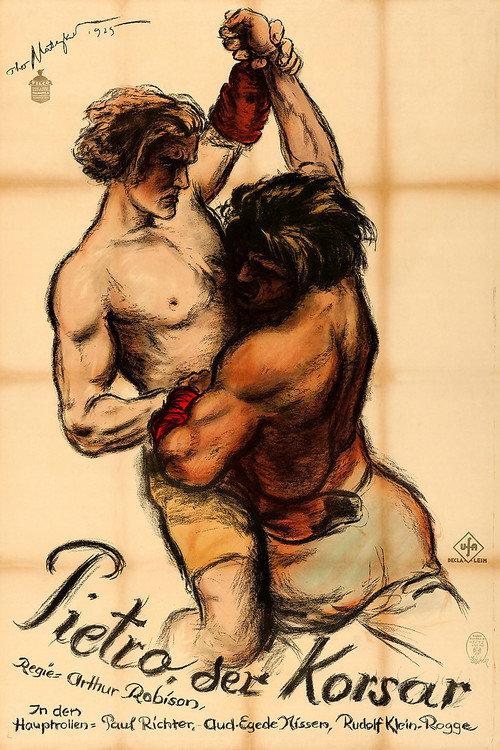 Pietro der Korsar 1925 official movie poster
