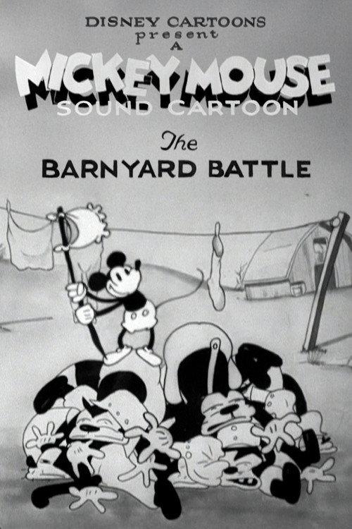 The Barnyard Battle 1929 official movie poster