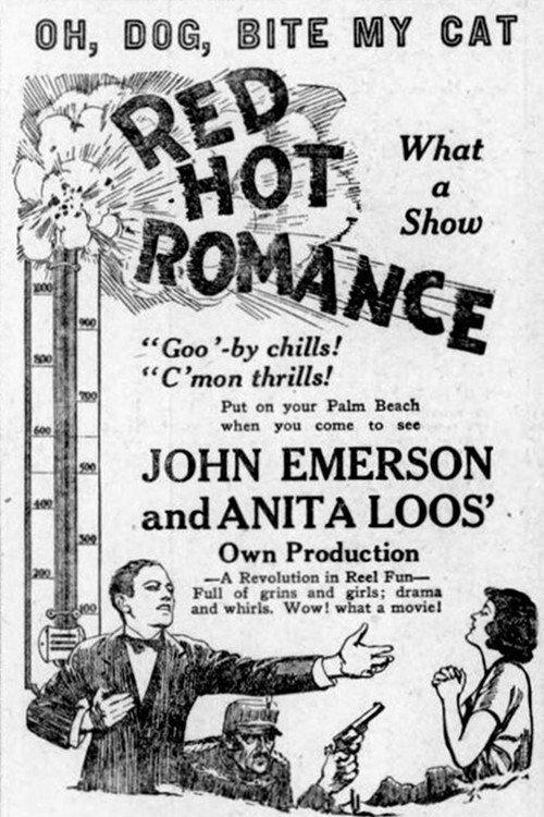 Red Hot Romance 1922 official movie poster
