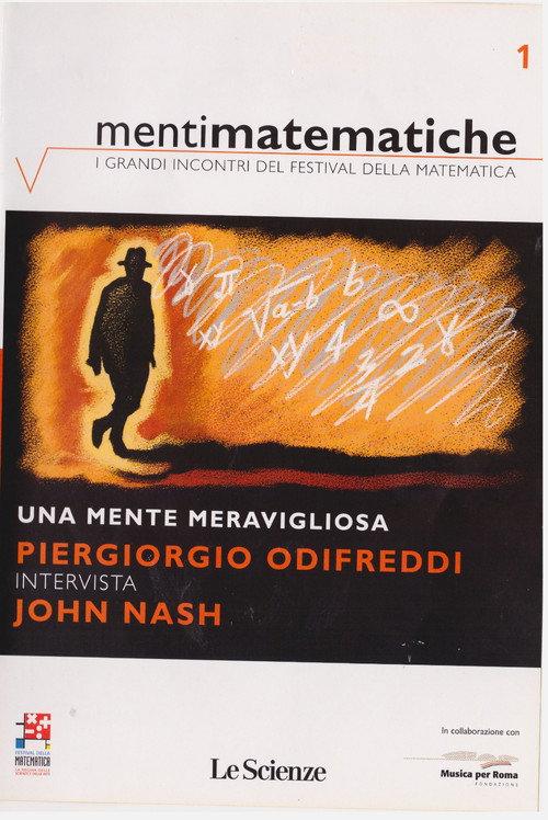 Una mente meravigliosa - Piergiorgio Odifreddi intervista John Nash (Menti Matematiche 1) 2008 official movie poster