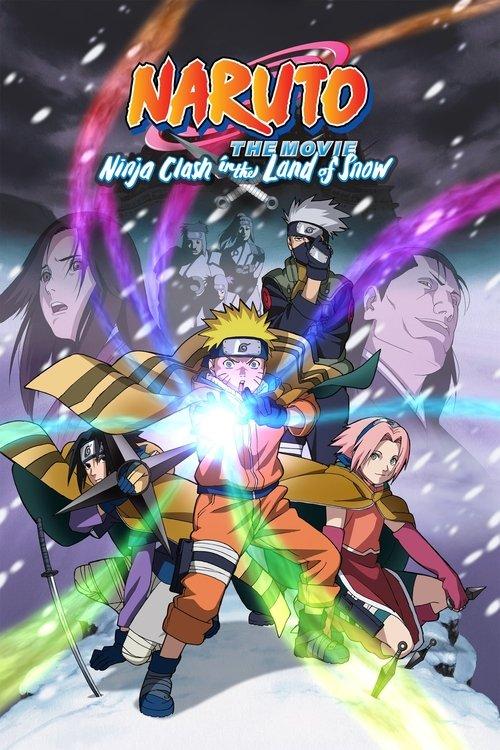 Naruto the Movie: Ninja Clash in the Land of Snow 2004 official movie poster