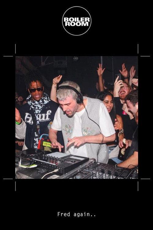Fred again..: Live at Boiler Room London 2022 official movie poster