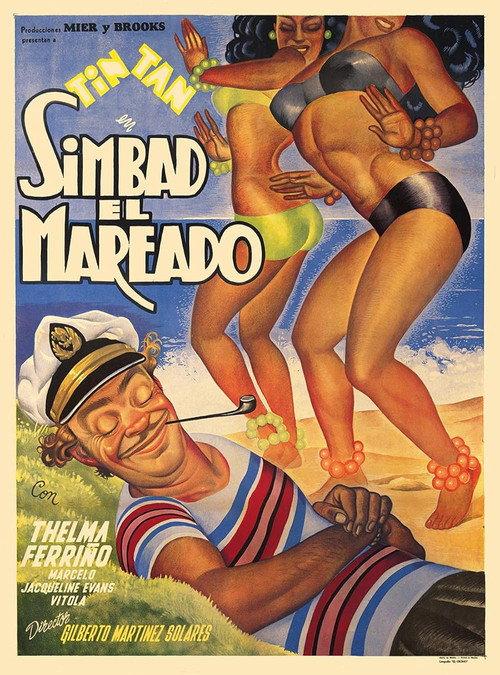 Simbad el Mareado 1950 official movie poster