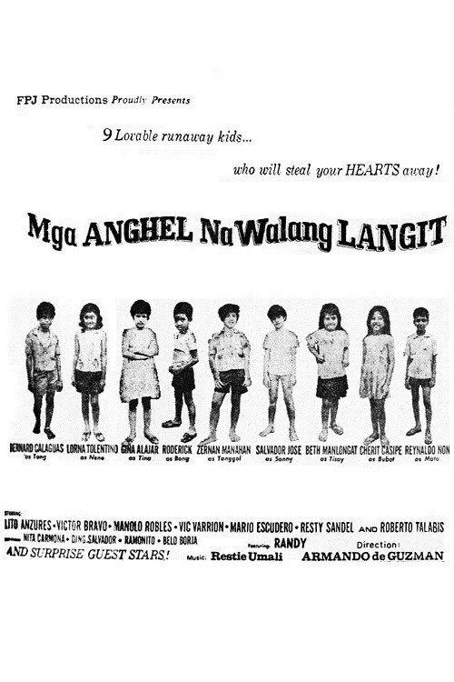 Mga Anghel Na Walang Langit 1970 official movie poster