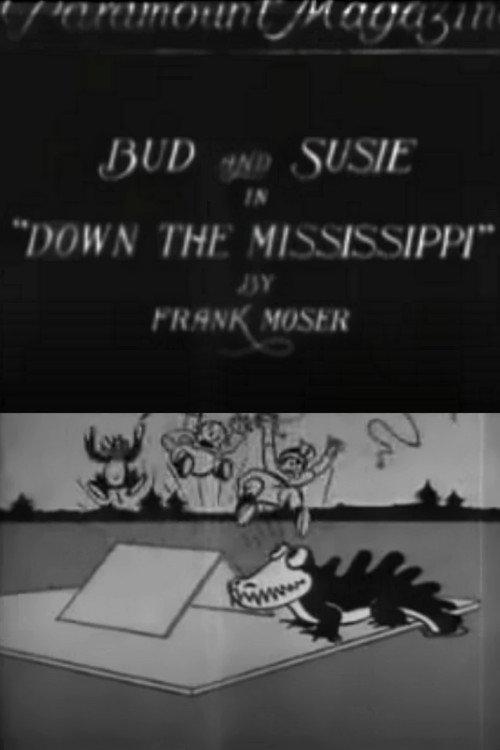 Bud and Susie in Down the Mississippi 1920 official movie poster