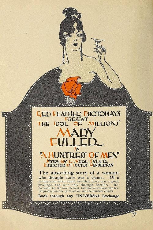A Huntress of Men 1916 official movie poster