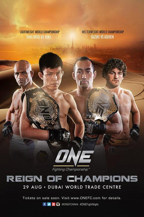 ONE Championship 19: Reign of Champions 2014 official movie poster