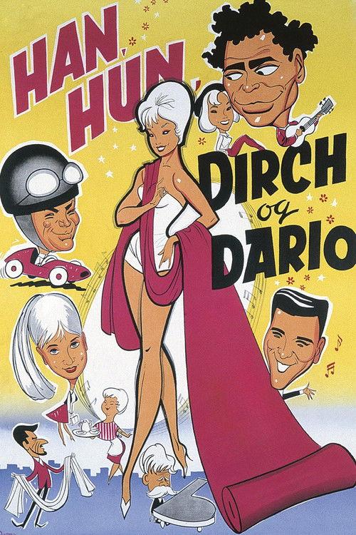 Han, hun, Dirch og Dario 1962 official movie poster