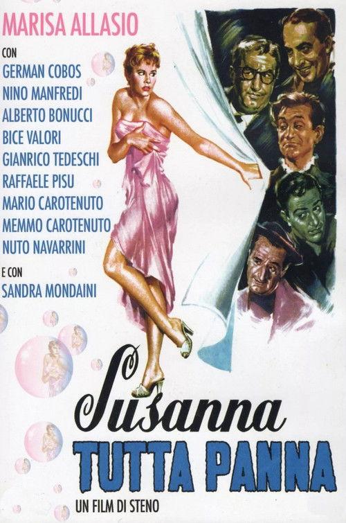Susanna tutta panna 1957 official movie poster