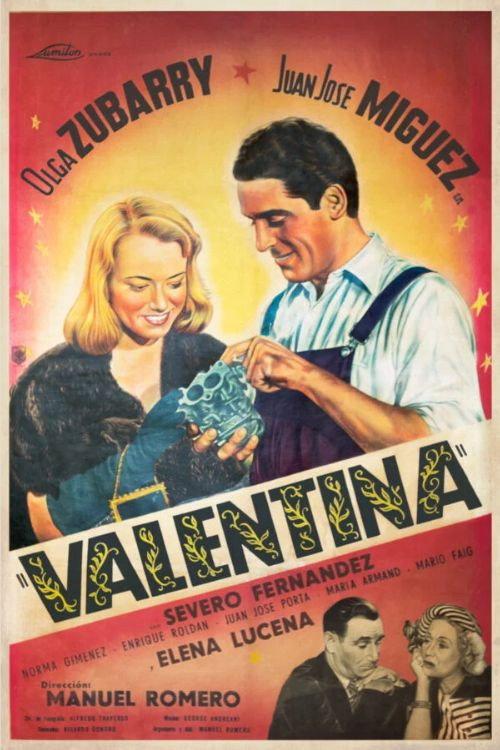 Valentina 1950 official movie poster