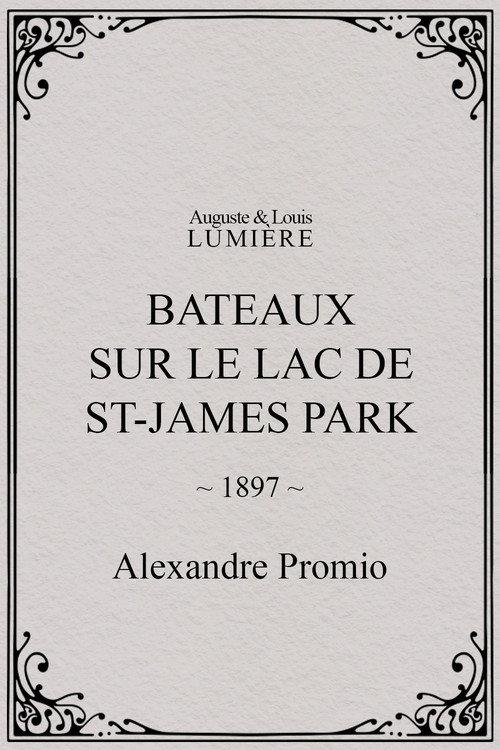Bateaux sur le lac de St-James Park 1897 official movie poster