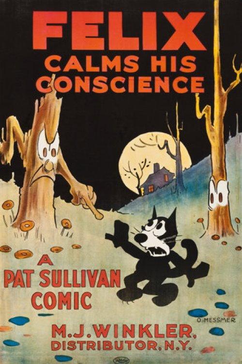 Felix Calms His Conscience 1923 official movie poster