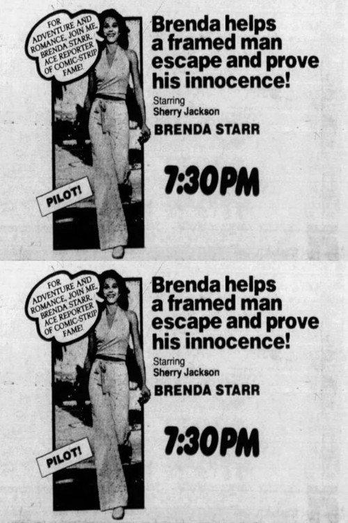 Brenda Starr, Reporter 1979 official movie poster