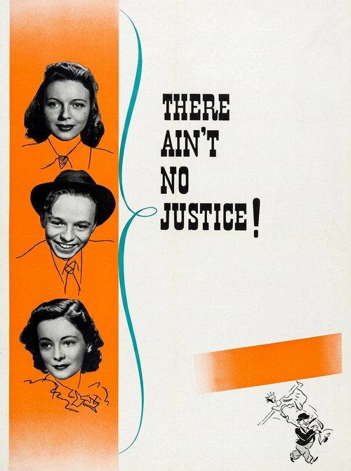 There Ain't No Justice 1939 official movie poster