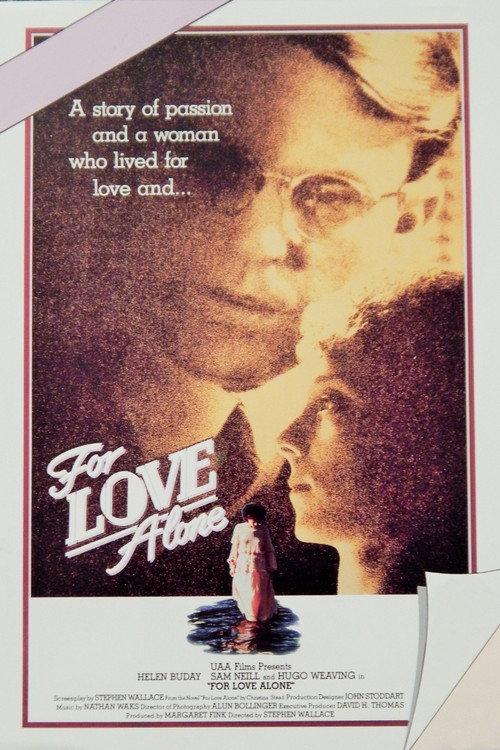For Love Alone 1986 official movie poster