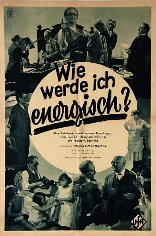 Wie werde ich energisch? 1933 official movie poster