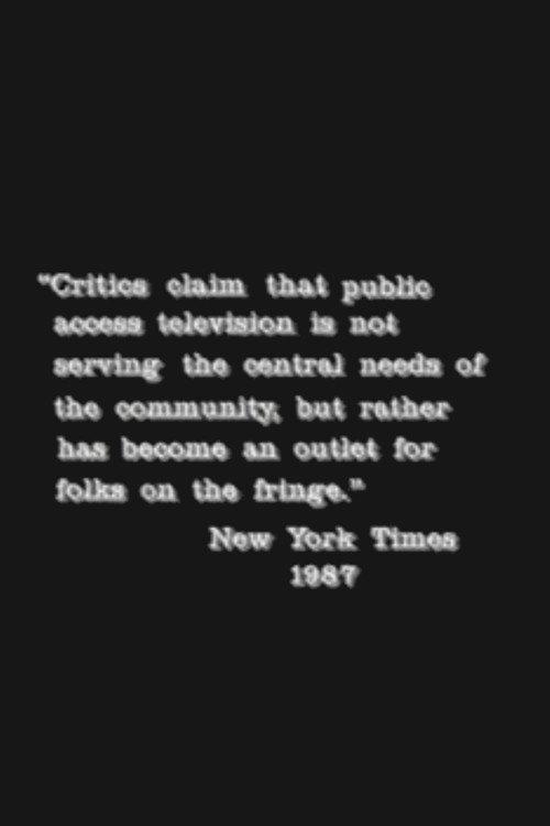 Public Access Gibberish 1990 official movie poster
