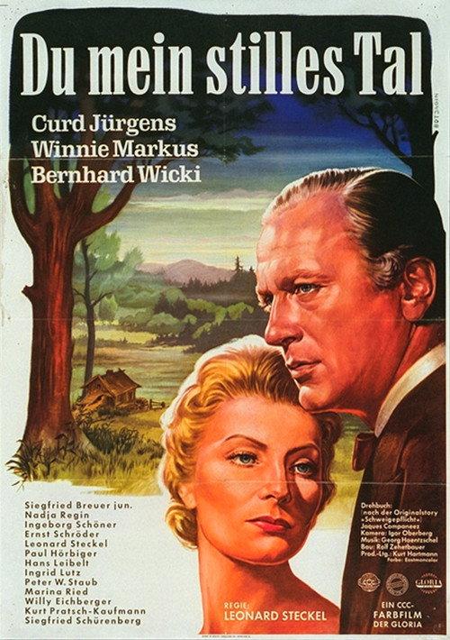 Du mein stilles Tal 1955 official movie poster
