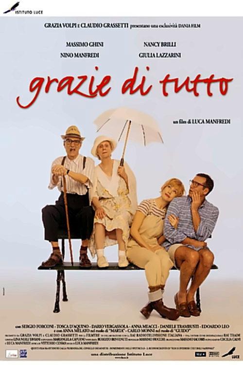 Grazie di tutto 1998 official movie poster