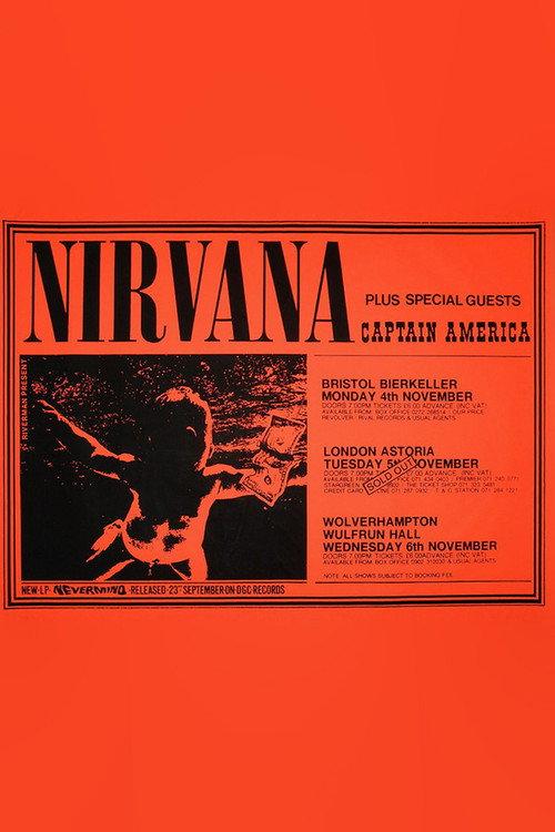 Nirvana:  Astoria Theater London 1991 official movie poster