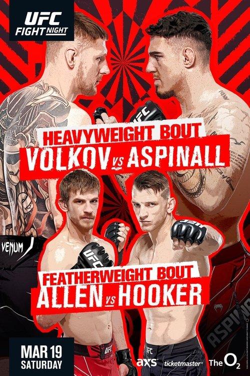 UFC Fight Night 204: Volkov vs. Aspinall 2022 official movie poster
