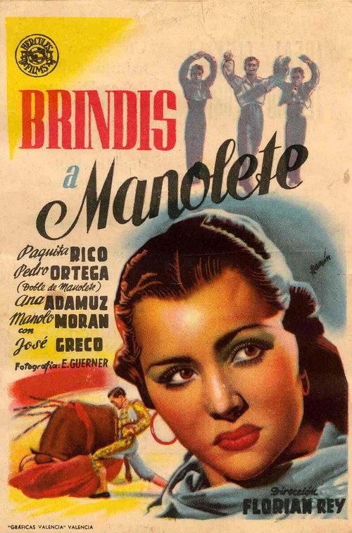 Brindis a Manolete 1948 official movie poster