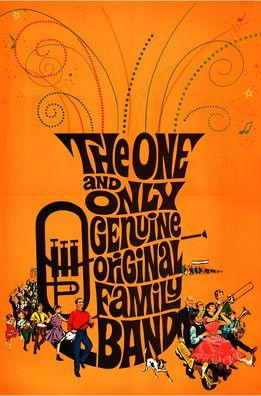 The One and Only, Genuine, Original Family Band 1968 official movie poster