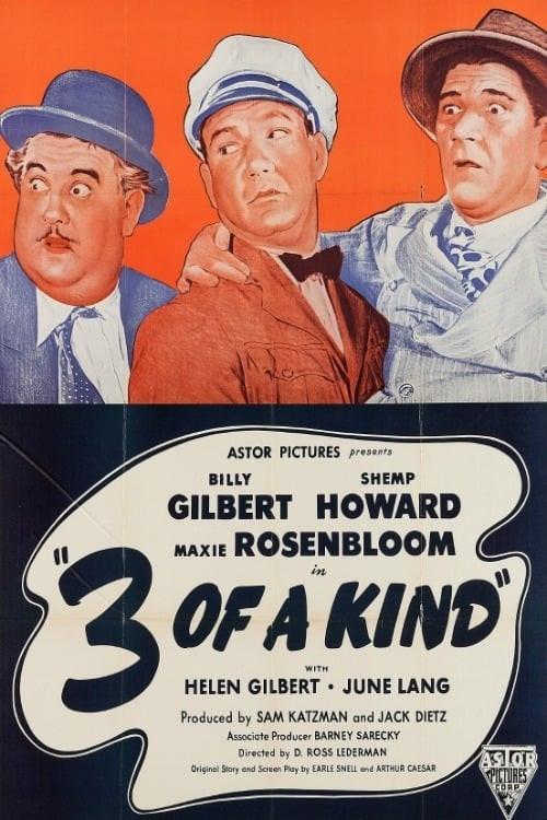 Three of a Kind 1944 official movie poster