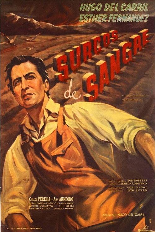 Surcos de sangre 1950 official movie poster