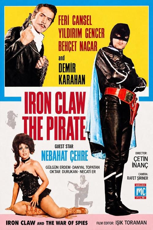 Iron Claw the Pirate 1969 official movie poster