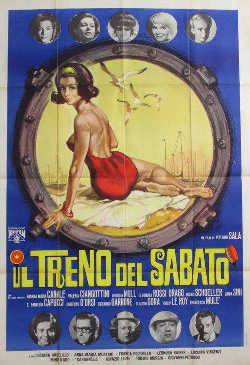 Il treno del sabato 1964 official movie poster