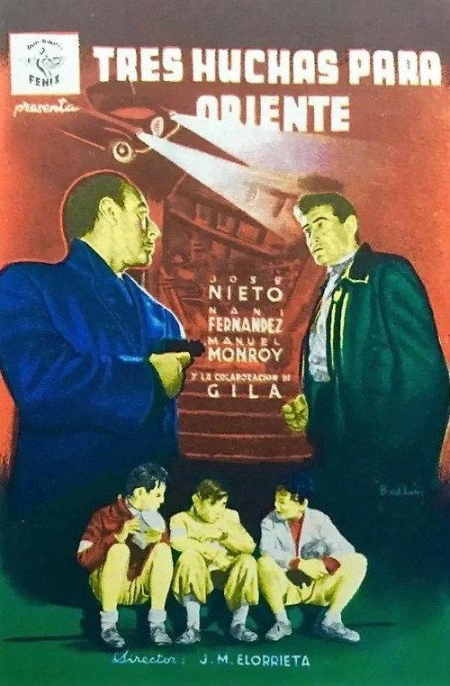 Tres huchas para Oriente 1954 official movie poster
