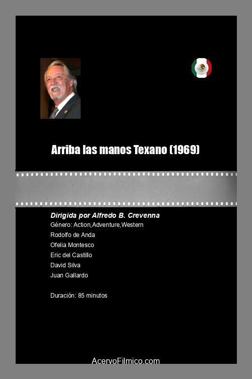 Arriba las manos Texano 1969 official movie poster