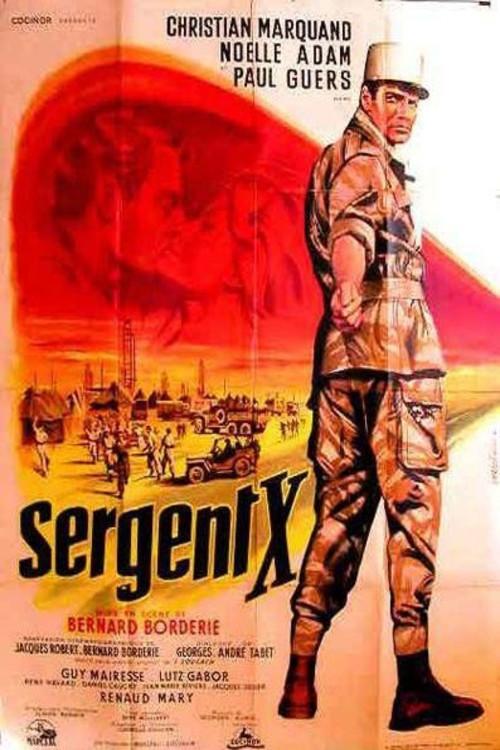 Sergeant X of the Foreign Legion 1960 official movie poster