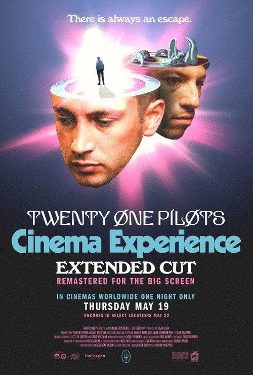 Twenty One Pilots Cinema Experience 2022 official movie poster