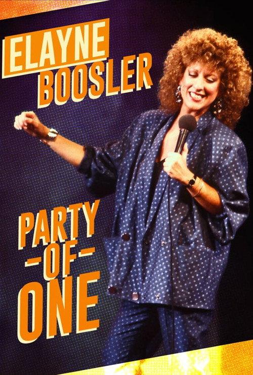 Elayne Boosler: Party of One 1986 official movie poster