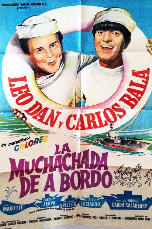 La muchachada de a bordo 1967 official movie poster