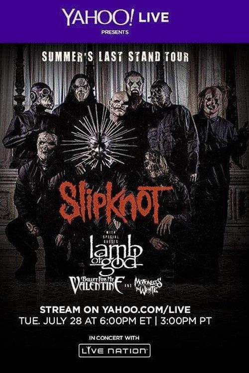 Slipknot - Live at DTE Energy Music Theatre 2015 2015 official movie poster