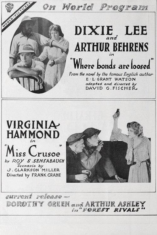 Miss Crusoe 1919 official movie poster