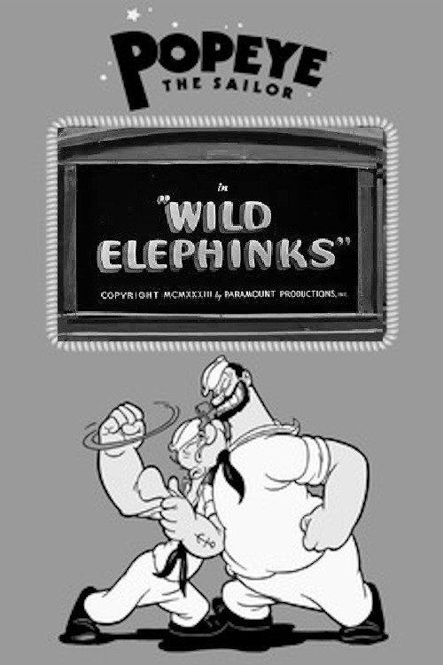 Wild Elephinks 1933 official movie poster