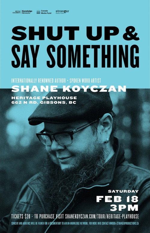 Shut Up and Say Something 2017 official movie poster