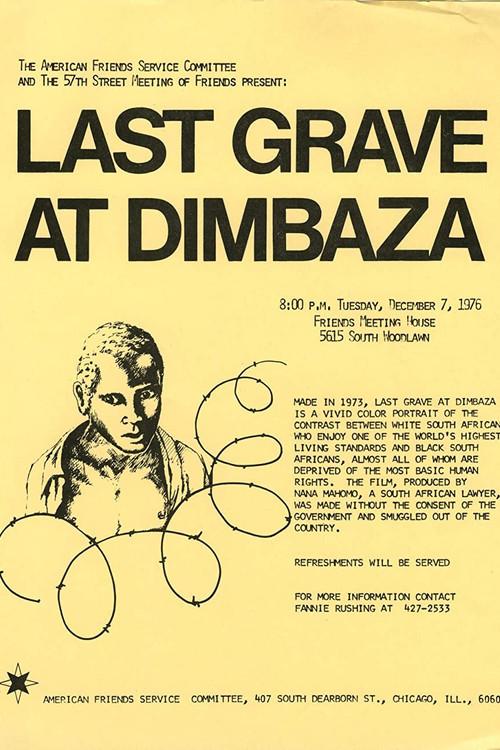 The Last Grave at Dimbaza 1973 official movie poster