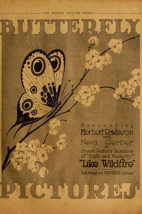 Like Wildfire 1917 official movie poster
