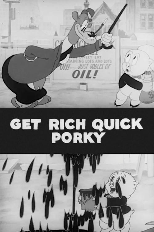 Get Rich Quick Porky 1937 official movie poster