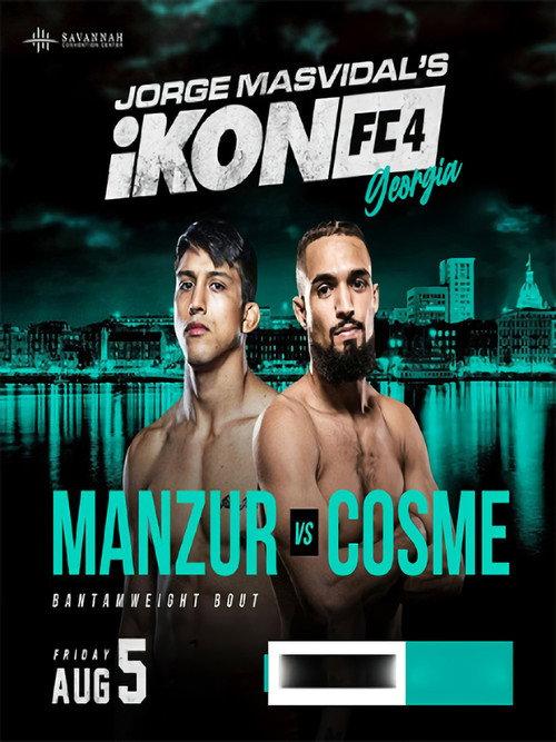 Jorge Masvidal's iKON FC 4: Mansur vs. Cosme 2022 official movie poster