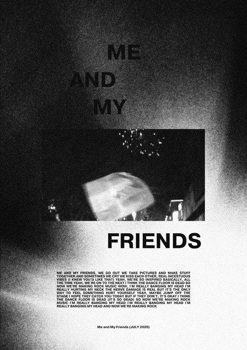 Me and My Friends 2026 official movie poster
